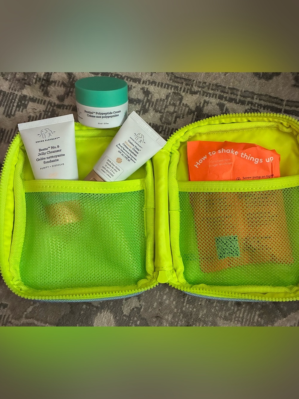 Drunk elephant mini set w/ case